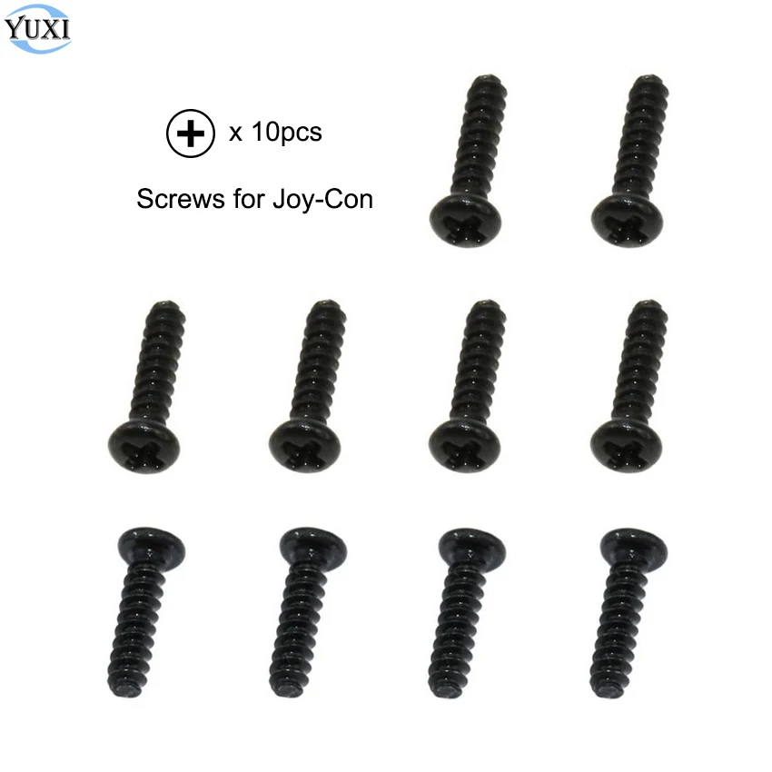 YuXi 10pcs Phillips screws for Nintend Switch NS Joy-Con Cross Screw Repair Part JoyCon Controller | Электроника