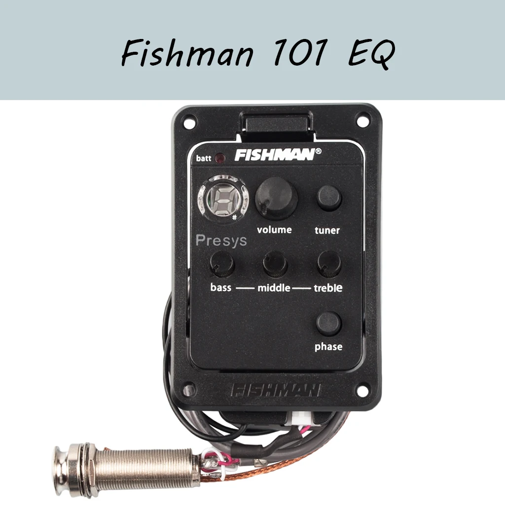 

Fishman Presys 101 AERO Guitar Pickup Preamp EQ Tuner Piezo Equalizer System