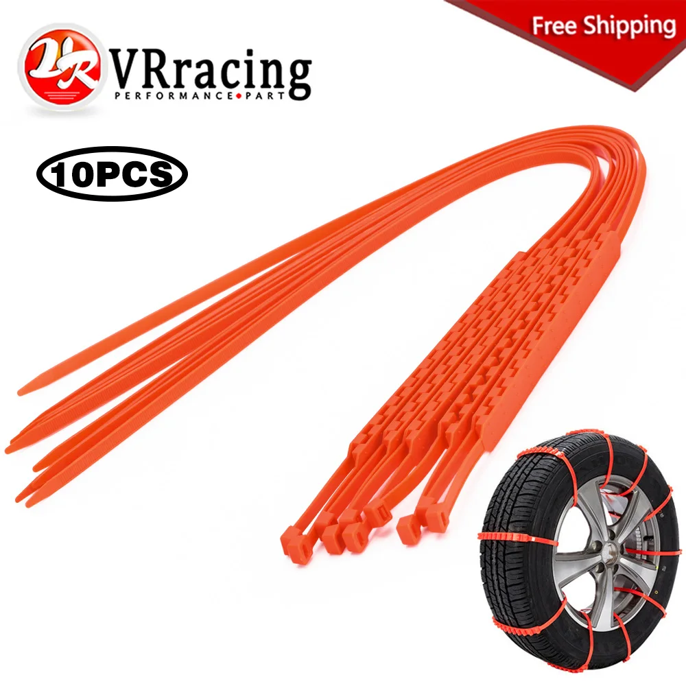 

10pcs Newest 92cm Car Universal Anti Skid Snow Chains Nylon for Car Truck Snow Mud Wheel Tyre Tire Cable Ties Dropshippinp STC01