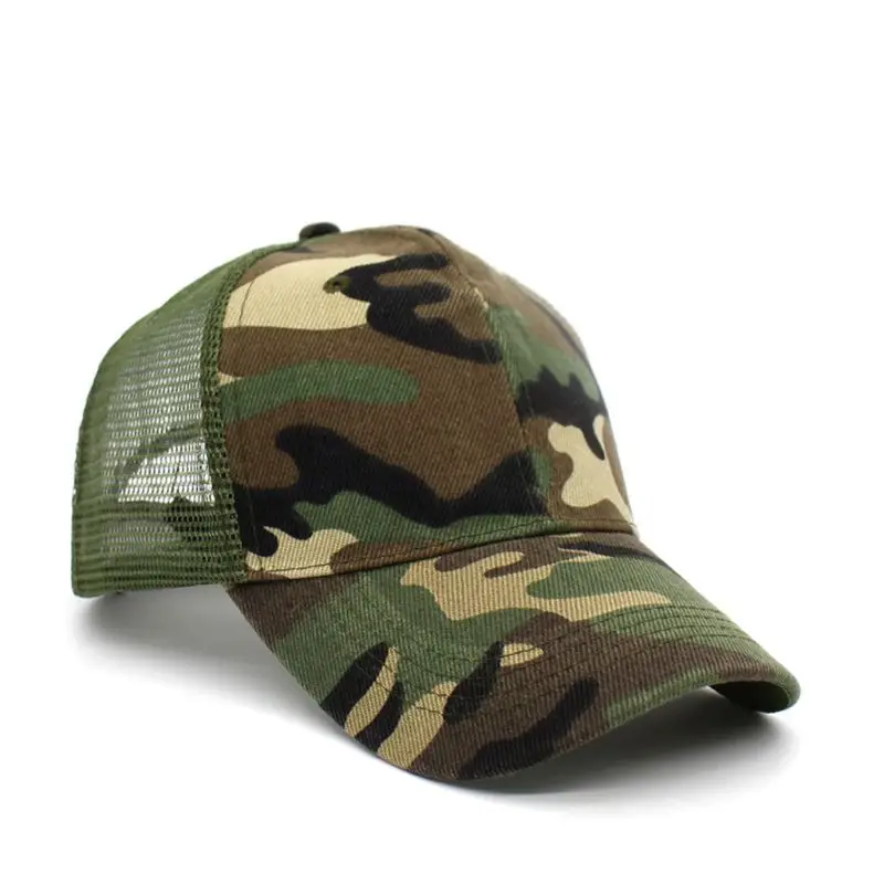 

Camouflage Baseball Cap Camo Mesh Hat Outdoor Hunting Camping Sunhat Tactical Cap