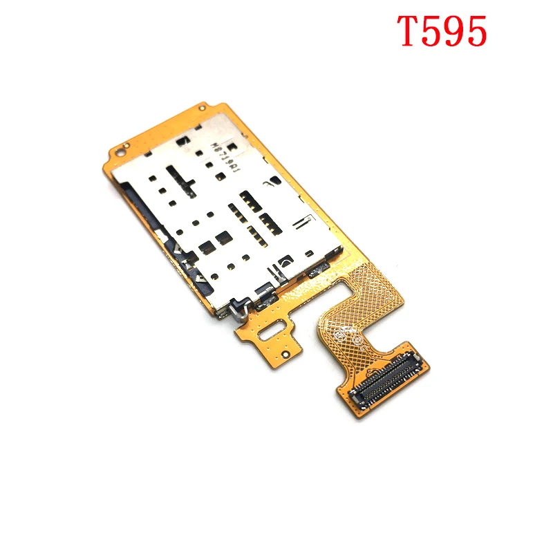 Для Samsung TAB A2 T595 T595C считыватель Sim-карт лоток гнездо держатель слот гибкий кабель