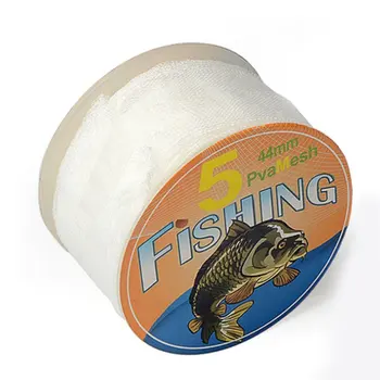 

Carp feeder Fishing PVA Mesh for grundbait Water Soluble Euclidean Net Environmental Protection PVA Net fishing tackle