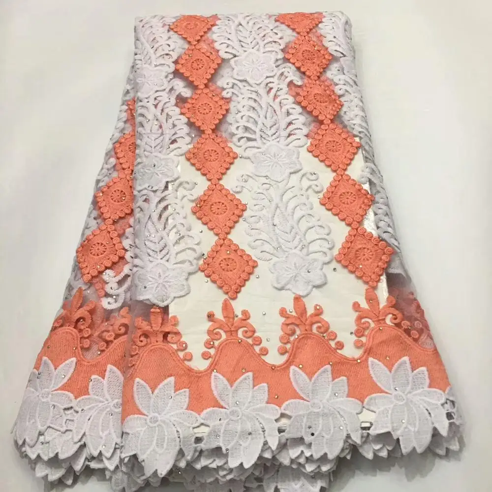 

High Quality Soft Milk Silk Lace Fabric Top Sale African Dry Lace Fabric Milk Silk Lace Fabric With Stones For Every Dress