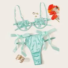 Г. Пикантный интерьер de las mujeres de la ropa del corsé de encaje con aros picante muselina ropa de dormir ropa inte BS3