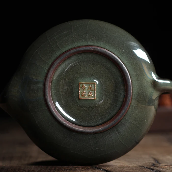 [GRANDNESS] высшего класса кракле глазурь Ge печи Longquan Celadon фарфор Longquan чай горшок шина железа Geyao 135 мл