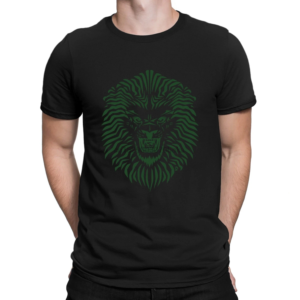 Ad Lion Tshirts наряд Весенняя трендовая футболка для мужчин с изображением животного