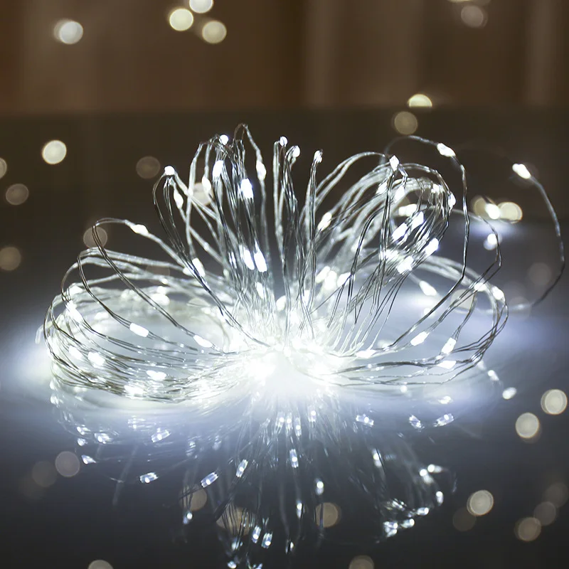 Navidad украшения Рождественские теплые белые струнные огни Счастливого Рождества украшения для дома счастливого рождественской елки украшения, Q