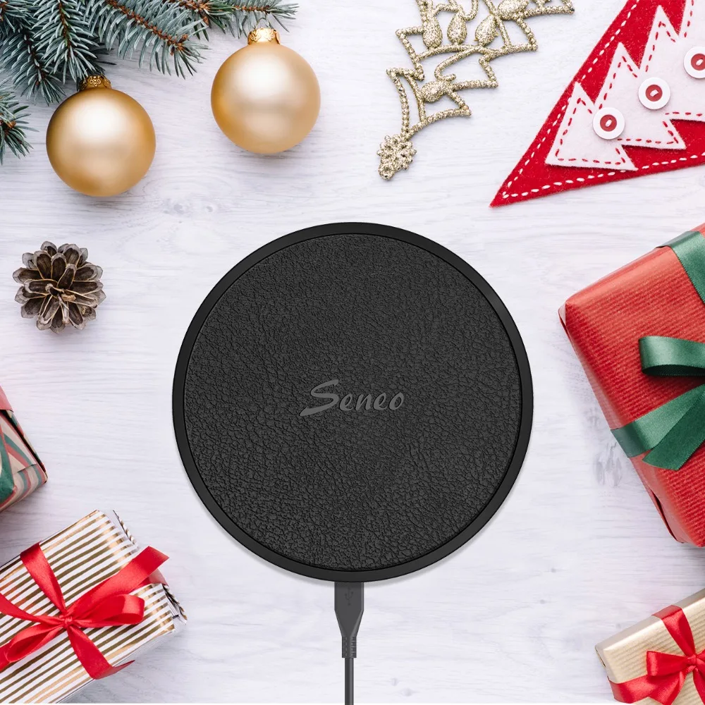 Seneo PA145 Wireless Charger Qi Fast Charging Pad For iPhone 11 XR X XS MAX 8 8 Plus 10W For Samsung Galaxy S10 S9 S9+ Note 8 (4)