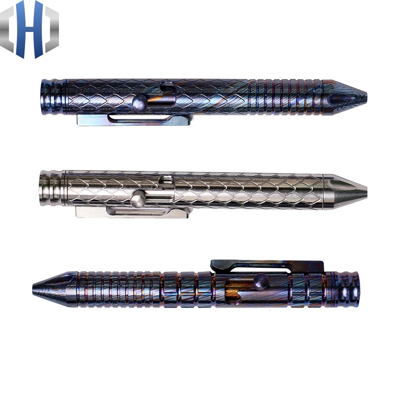 Dragon Scale Titanium Alloy Tactical Pen Gyro Self Defense Pen EDC