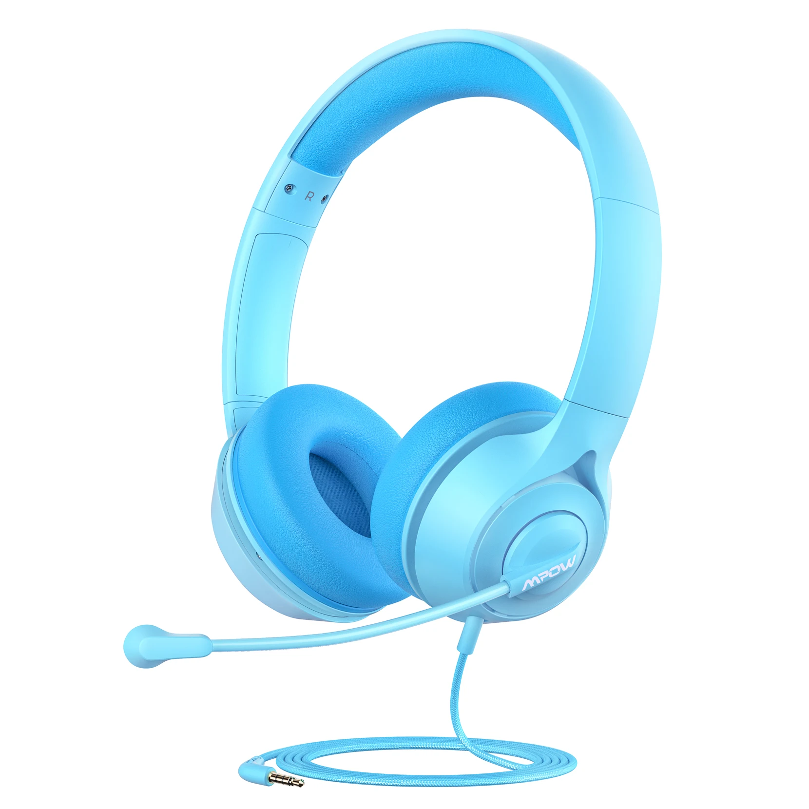 Mpow-auriculares con cable USB HC6 para ordenador, cascos intrauditivos con  micrófono silencioso para Skype, centro de llamadas, PC y portátil, 3,5mm