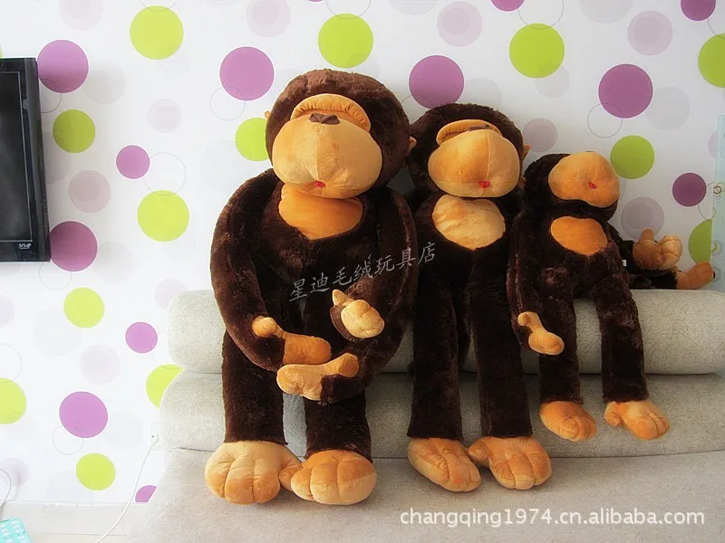 

Plush Toy Monkey Long Arm Monkey Hugging Monkey Valentine's Day Gift Multi--Size