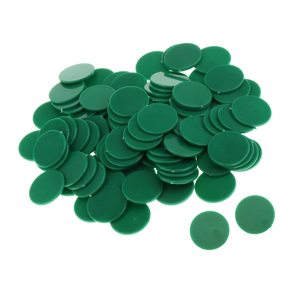 25MM Barreled Plastic Coin Bingo Poker Chips Casino Chip Money 100 Barrels a Barrel Plane Boundless Board Game Toys