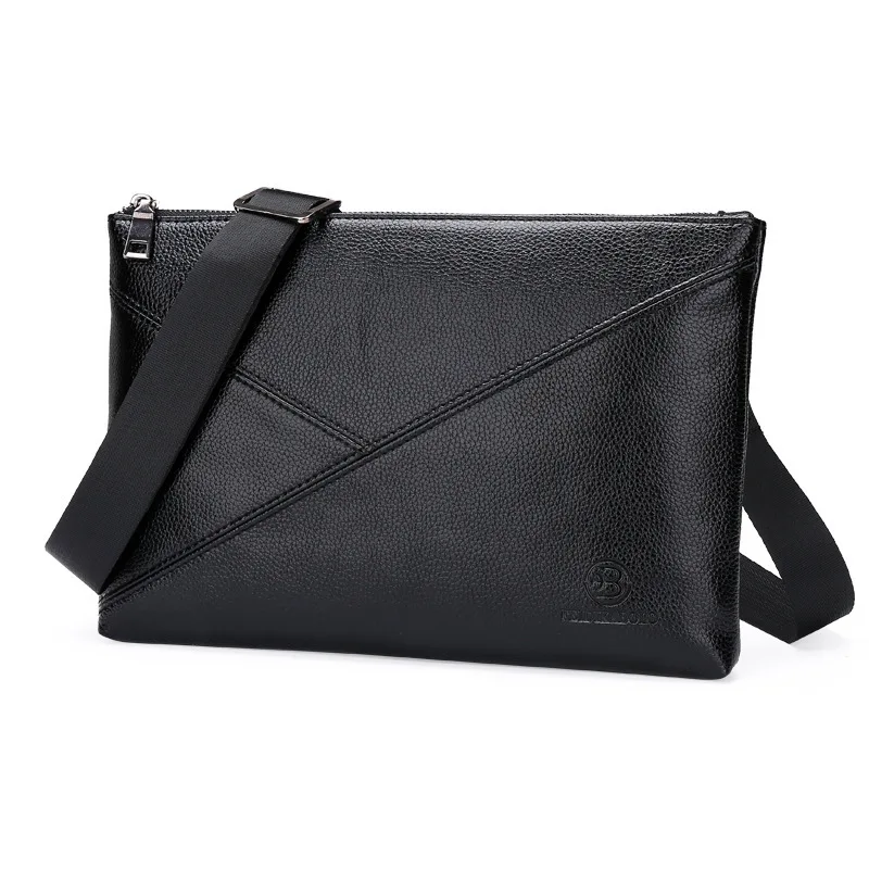 

2016 New Style MEN'S Handbag Clutch Business Card Bit More First Layer Leather Wallet Korean-style Trendy Bag