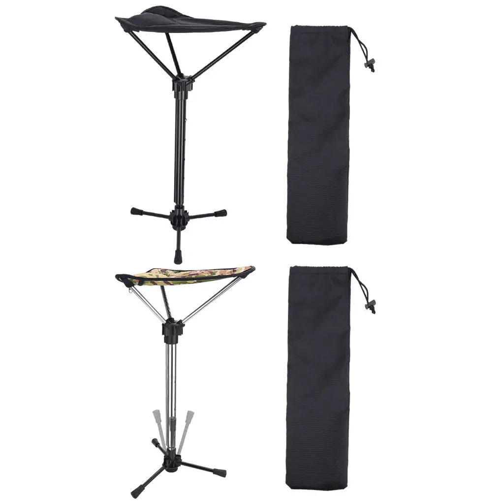 Folding Tripod Stool for Outdoor Camping folding chair retractable stool