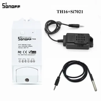 

Sonoff TH16 Smart Wifi Switch Monitoring Temperature Humidity Wifi Smart Switch Home Automation Kit Works With Alexa Google Home