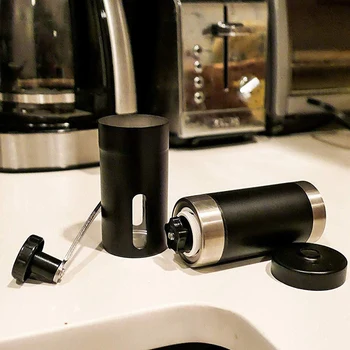 

Manual Coffee Bean Grinder - Adjustable Grind Selector - Portable Hand Coffee Mill - perfect for Home, Office or Outdoor Travel