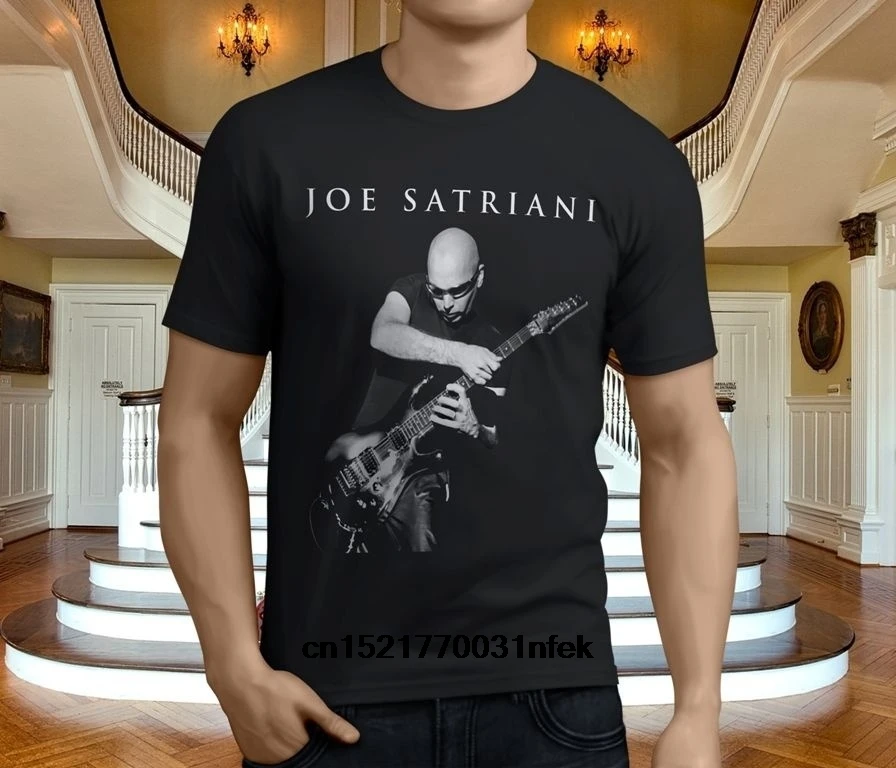 Men T shirt New Joe Satriani Rock Music 