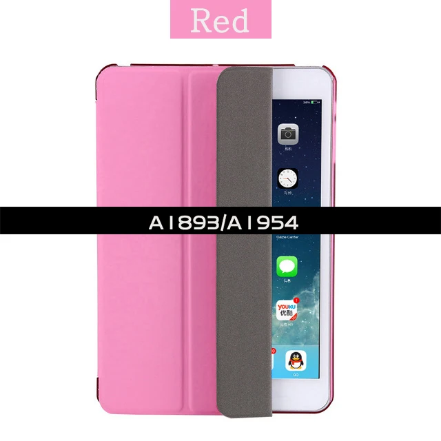 Ультратонкий Магнитный чехол для iPad 9,7, новинка, A1822/A1893, умный чехол из искусственной кожи, чехол, Авто Режим сна/пробуждения, чехол 6-го поколения - Цвет: For iPad 20186
