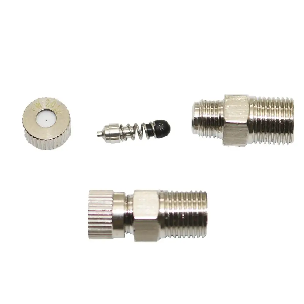 60Pcs Metal High Pressure 1/8" Thread Atomization Nozzles Garden Landscaping Agriculture Watering Coooling Disinfection Nozzles 3