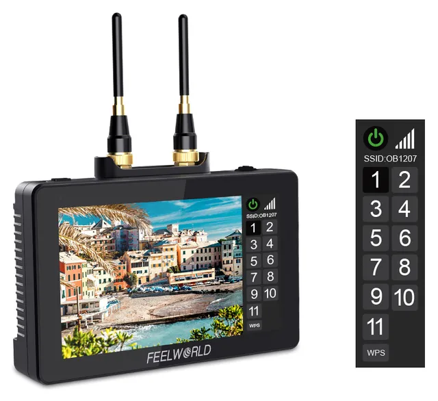 FEELWORLD FT6 FR6 5,5-calowy bezprzewodowy system transmisji wideo