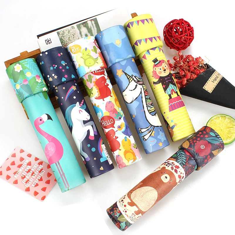 Montessori Rotating Kaleidoscope Imaginative Cartoon Prince Children Interactive Logical Magic Classic Educational Toys for Kids