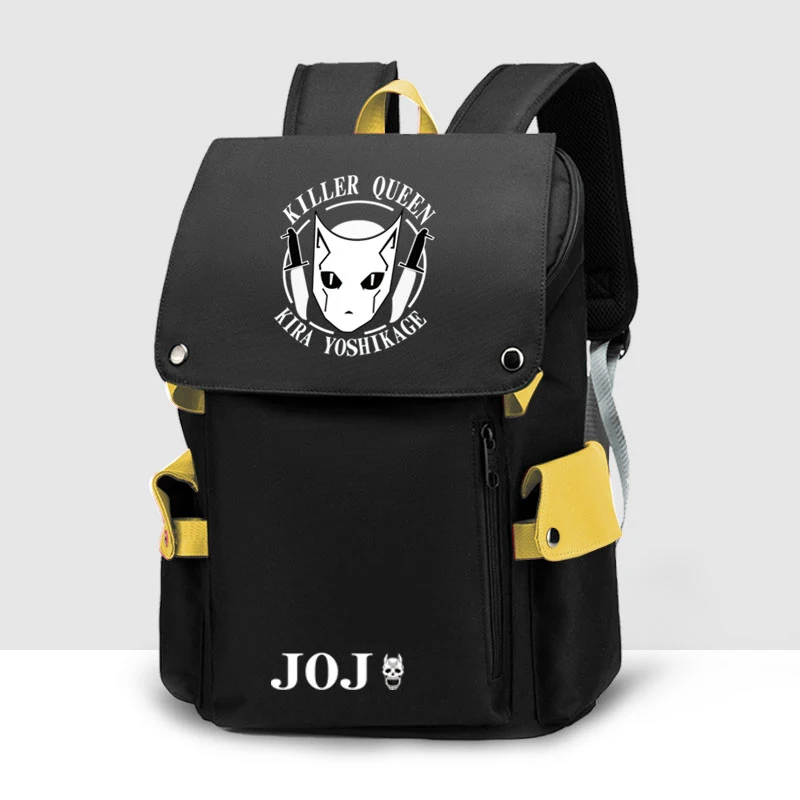 Рюкзак JoJo's Fancy Adventure KILLER QUEEN Студенческая школьная сумка компьютерная дорожная