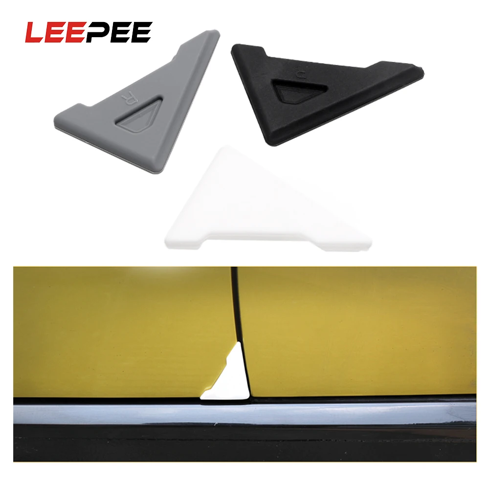 LEEPEE 2 шт. силиконовые Угловые крышки для автомобильных дверей защита от царапин