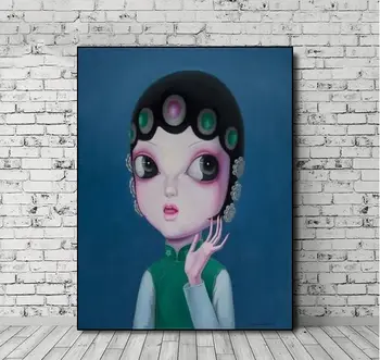 

Chinese style famous modern artist Xie Yong sheng modern art hand painted classical oil painting on canvas