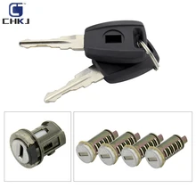 CHKJ Замена Полный комплект зажигания двери багажника замок цилиндр для Fiat с 2 GT15R лезвие ключи