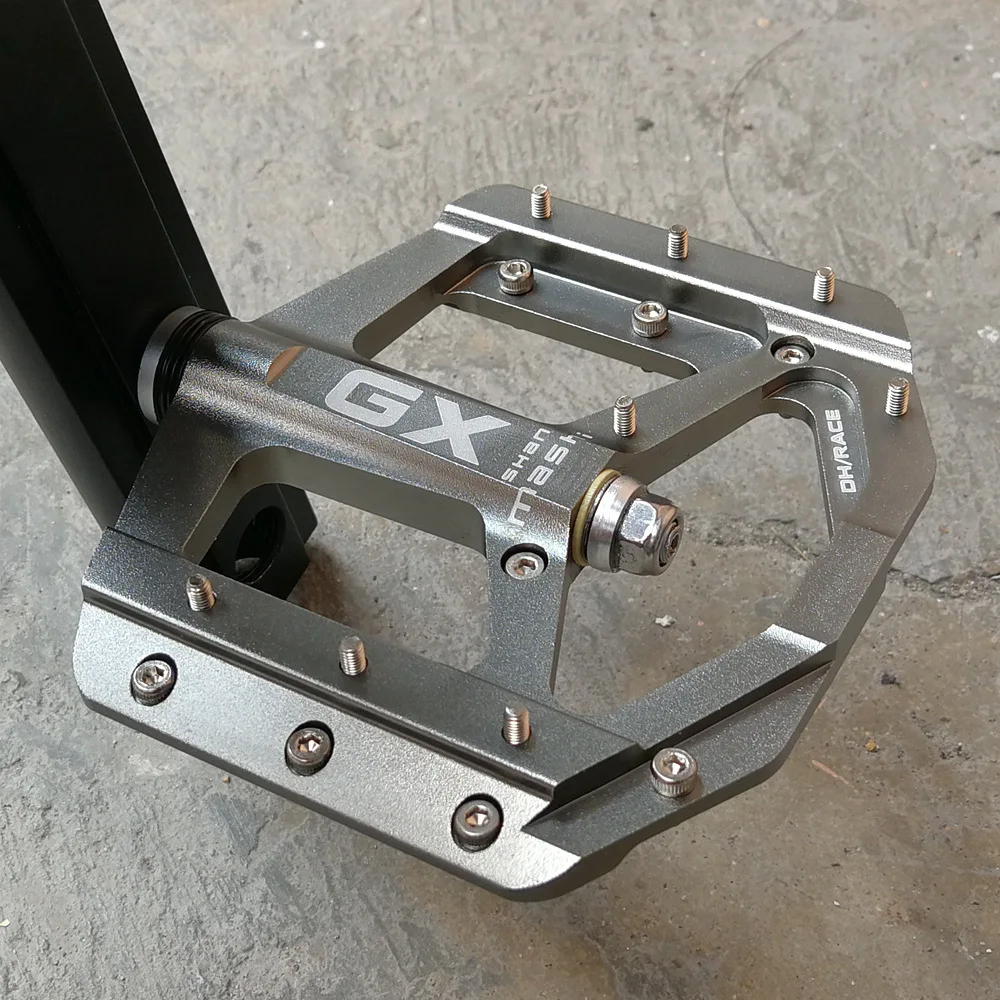 GX flat foot pedal Sealed Bike Pedals CNC Aluminum Body For MTB Road Mountain 3 Bearing Bicycle Pedal parts | Спорт и развлечения