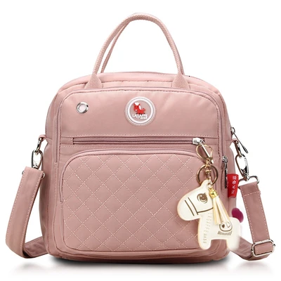 Водонепроницаемая сумка для мамы, рюкзак для путешествий, большая вместительность, многофункциональные детские сумки для мамы, сумка для подгузников, органайзер для подгузников - Цвет: Pink
