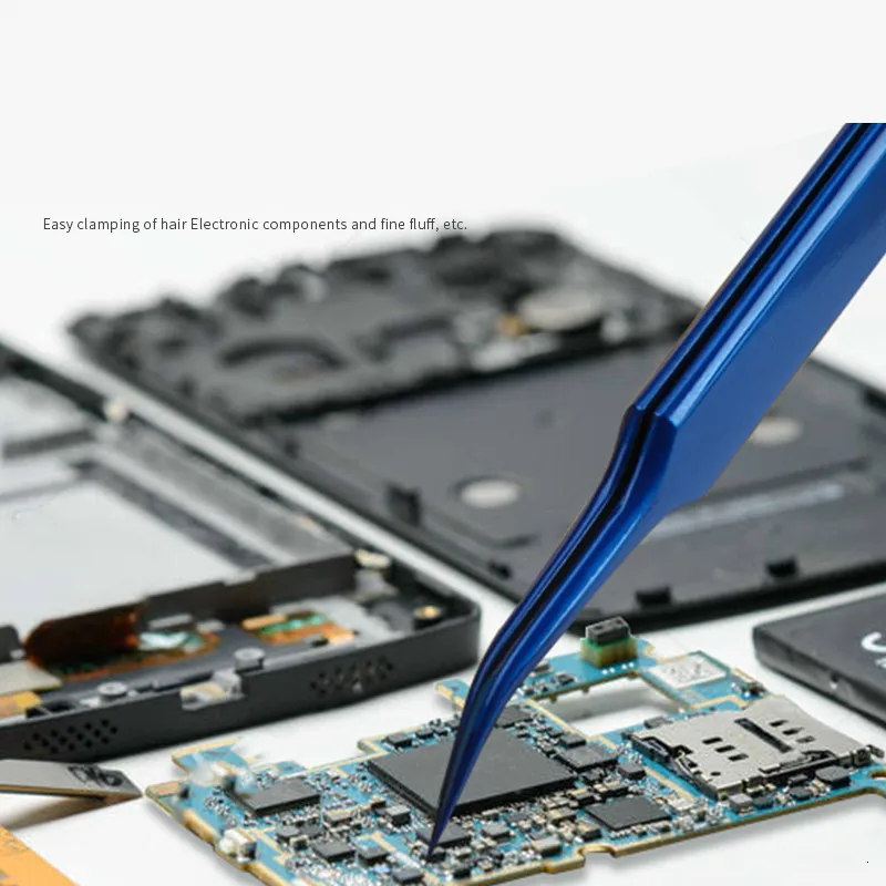 

Thickening A Sharp Tongue Tweezers Lengthen Type Clip Precise Electronic Component Special-purposeil for Mobe Phone Repair