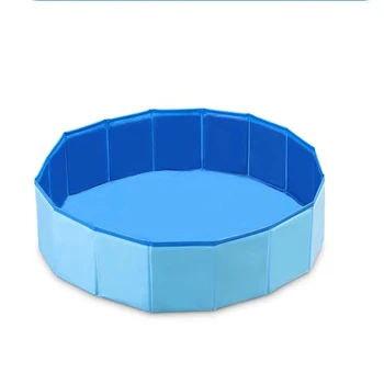 

Dog Pool Collapsible Pet Bath Pool Folding for Puppy Cat Kids Garden Outdoor _WK