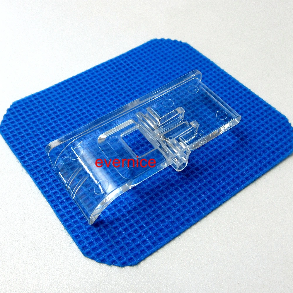 Janome 900CPX 용 투명 바인더 발, 가이드 796402004 포함, 커버 프로 1000CPX,2000CPX