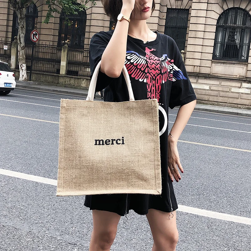 

2019 Korean-style Hand Large-Volume WOMEN'S Bag Korean-style Schoolbag Fashion Simple Lettered File Bag Briefcase