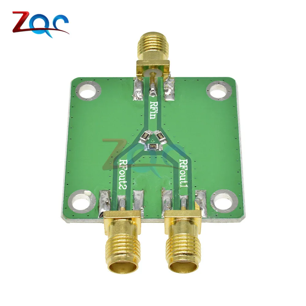 Высокочастотный разделитель мощности радиочастотная микроволновка сопротивление разветвитель, сплиттер отклонения в размерах на 1-2 комбайнер SMA DC-5GHz радио частоты делителя 6dB 50 Ом