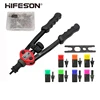 HIFESON Hand Threaded Rivet Nut Gun 70/95/300PCS Nuts Insert Manual Riveter Rivnut Tool for M3 M4 M5 M6 M8 M10 M12 Nut 1