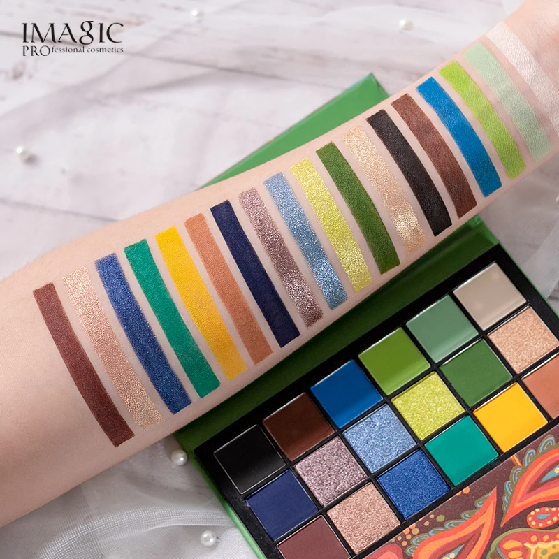 High Shimmer Eyeshadow Palette Waterproof Metallic Silky the Shadows Powder Pearl Eye Shadow Palette Beauty Set Makeup Cosmetics High Shimmer Eyeshadow Palette Waterproof Metallic Silky the Shadows Powder Pearl Eye Shadow Palette Beauty Set Makeup Cosmetics