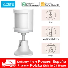 Sensor de movimiento Xiaomi Aqara, cuerpo inteligente, PIR, cuerpo humano, inalámbrico, Wifi, Zigbee, con Hub de enlace para aplicación Mi Home
