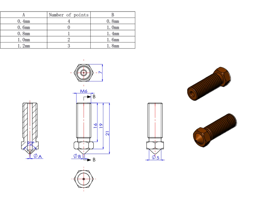 E3D-V6火山喷头电商