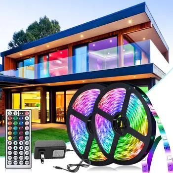 Rgb 5050 Led Strip 12V Backlight Tape Diode Tape Flexibele Neon Verlichting Led Strip Verlichting Decoratie Voor Slaapkamer Muur 5M 15M 20M Rgb 5050 Led Strip 12V Backlight Tape Diode Tape Flexibele Neon Verlichting Led Strip Verlichting Decoratie Voor Slaapkamer Muur 5M 15M 20M