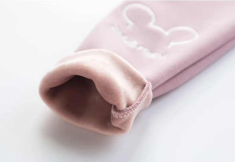 Леггинсы для девочек, г. Новые корейские зимние теплые детские штаны Плотные хлопковые штаны с эластичной резинкой на талии для девочек детские брюки с изображением Минни