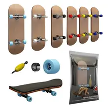 SkateBoard à doigts en bois, jouet, Stents professionnels, ensemble de patins à doigts ou un ensemble de camions avec outil pour le SkateBoard