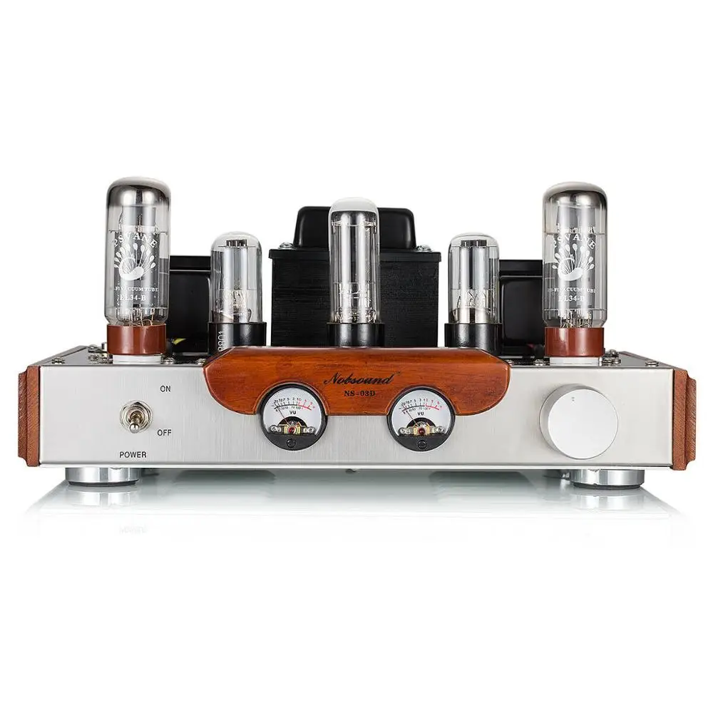 Nobsound ручной работы EL34 усилитель клапанной трубки односторонний 2,0 канальный HiFi класс стерео усилитель мощности