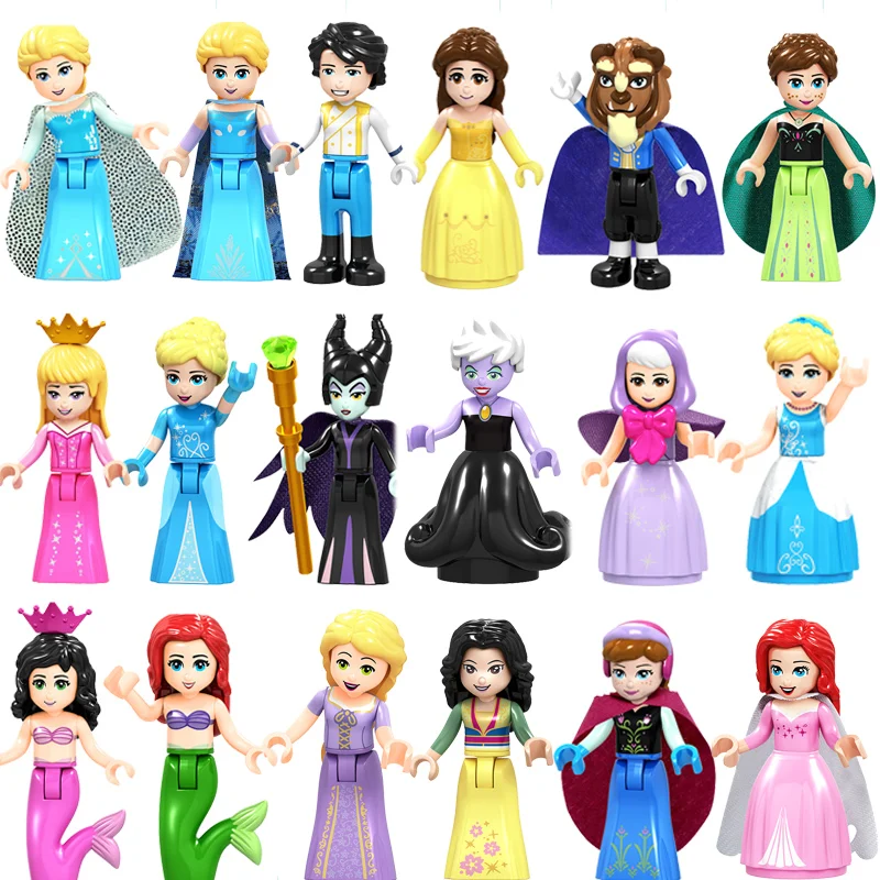 Legoing Friends Princess Olivia Mia Andrea Stephanie Building Blocks Toys For Children Friends compatible Legoing Figures Toy