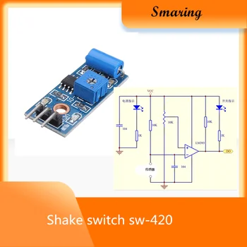 

SW-420 Vibration Sensor For Arduino Digital Tilt Shake Shock Sensor Module Motion Alarm Switch Detector Electronic DIY Kit 3.3-5