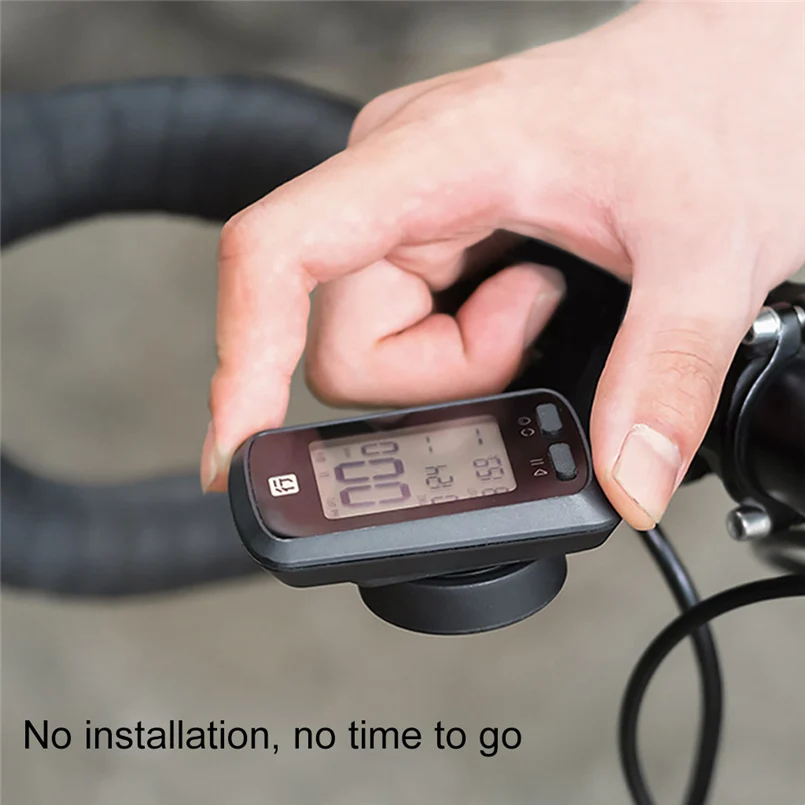 

Bicycle code table mountain road bicycle bicycle GPS riding wireless mileage code table waterproof ABS USB charging 20O28