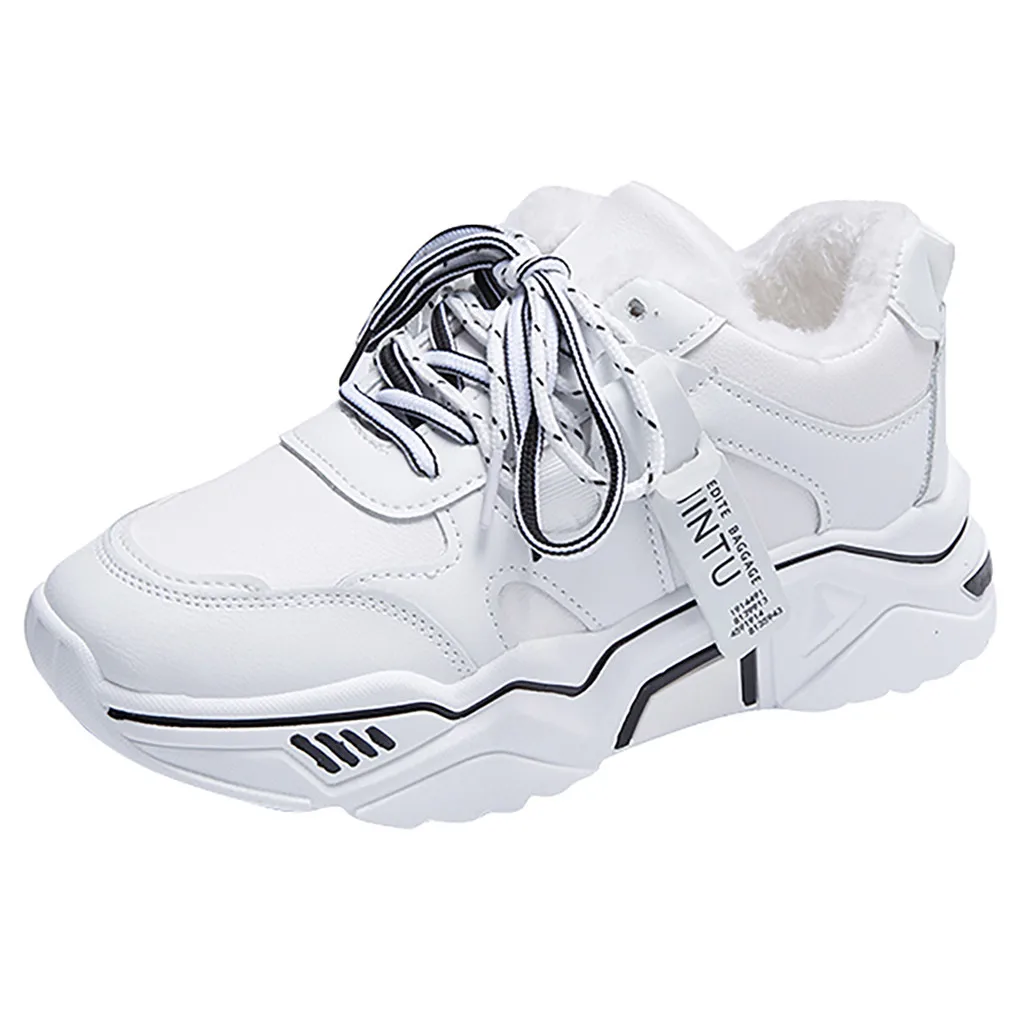 Женские массивные кроссовки на платформе 5 см; повседневная обувь из ...