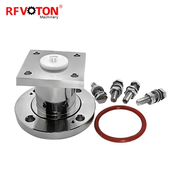 

Free shipping one piece Silver plated 50ohm EIA type 1-5/8 EIA flange 4holes panel Mount RF Coaxial Connector