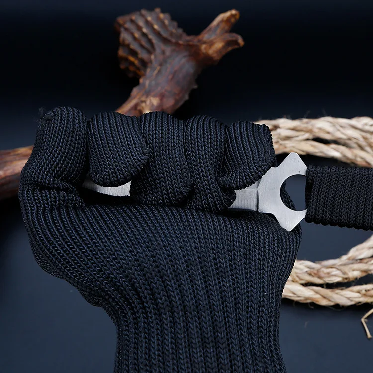 

Modern 5-Class Stainless Steel Wire Anti-Edge Gloves Mini Outdoor Supplies Anti-Knife Anti-cutting Gloves
